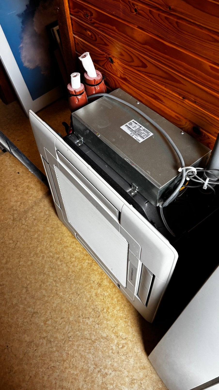 Airco airconditioner Mitsubishi, Ophalen of Verzenden, Zo goed als nieuw, Wandairco, 3 snelheden of meer