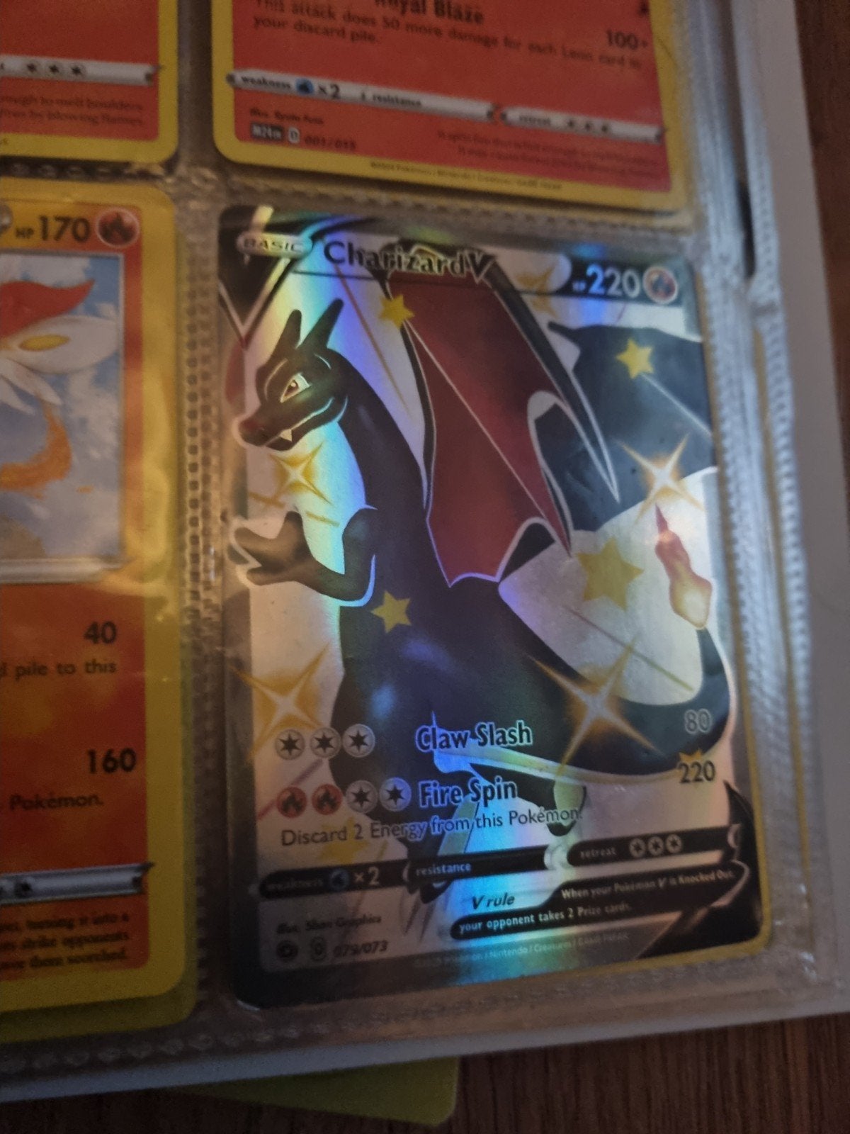 Charizard V 079/073 Shiny Vault - Pokémon Kaart, Ophalen of Verzenden, Zo goed als nieuw