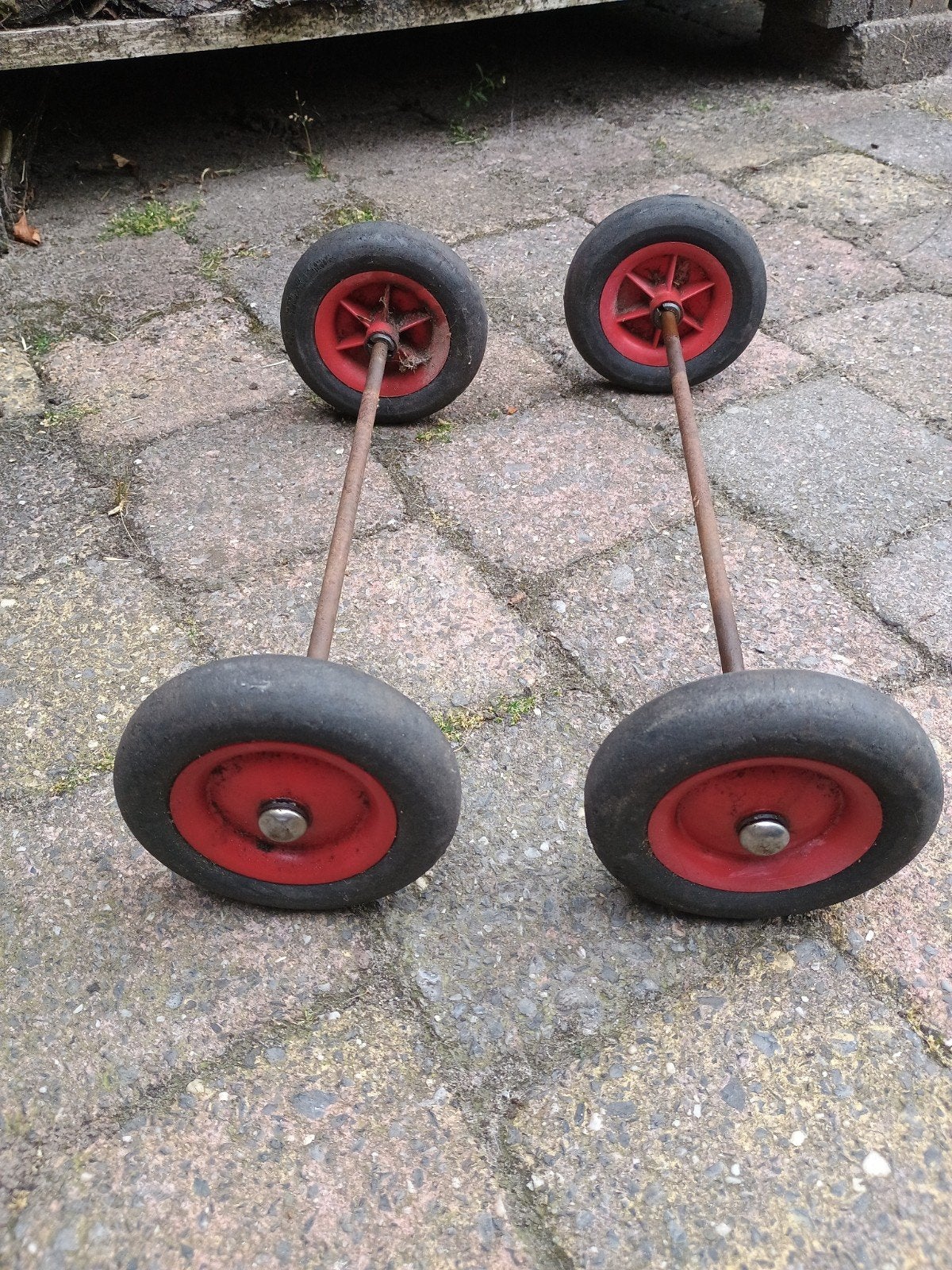 Wielen op as - Set van 2, Ophalen, Gebruikt
