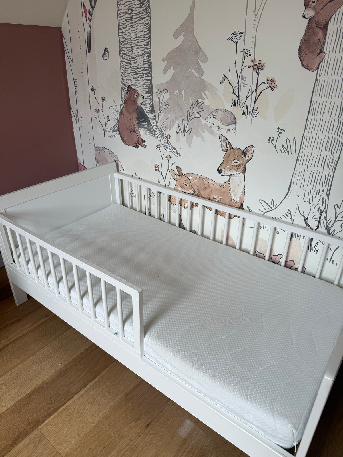 Petit Amelie kleuterbed met matras (optioneel), Kinderen en Baby's, Kinderkamer | Bedden, Ophalen, Gebruikt, 70 tot 85 cm, 140 tot 160 cm
