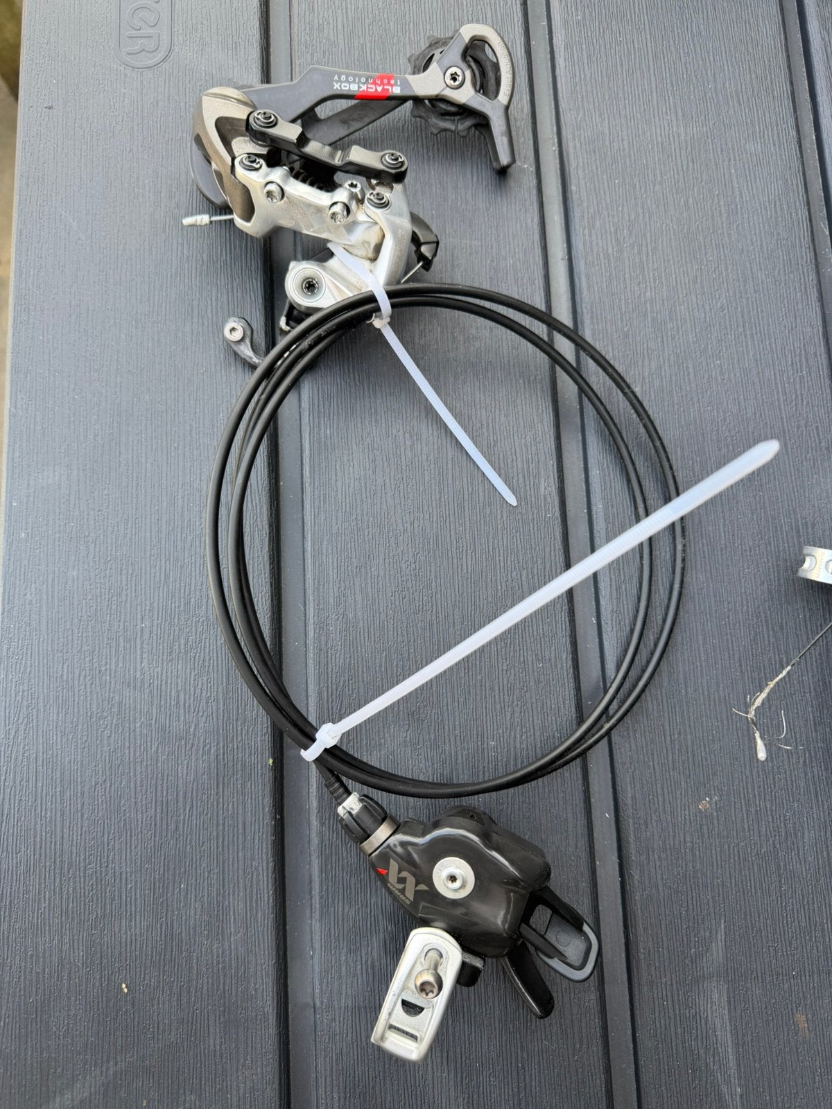 SRAM X0 BlackBox MTB derailleur + X0 shifter, Ophalen, Gebruikt