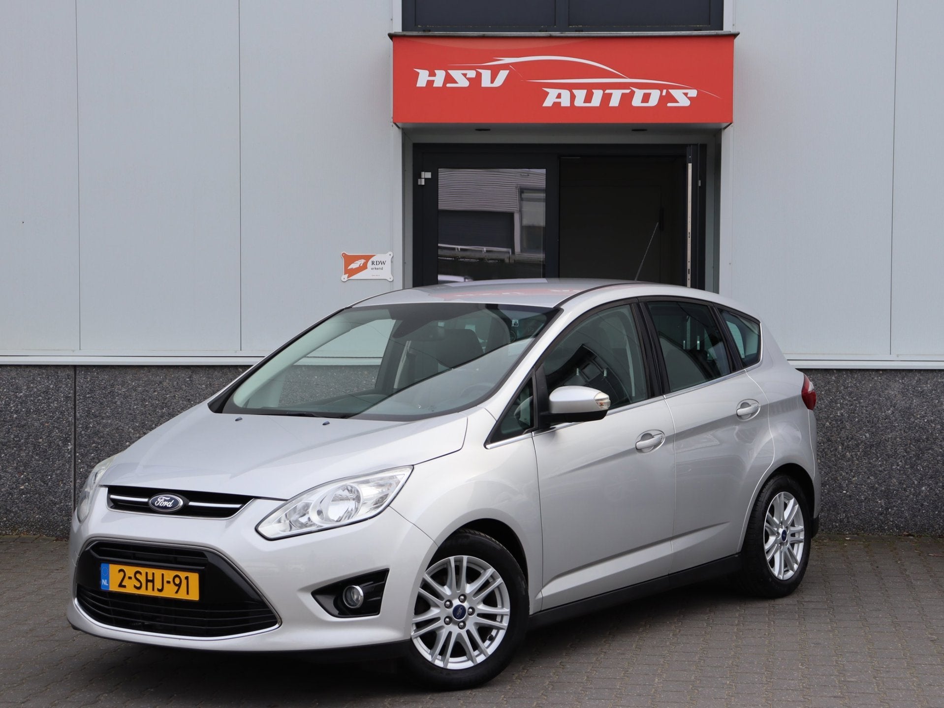 Ford C-Max 1.0 Titanium navi LM airco org NL, Voorwielaandrijving, Euro 5, 125 pk, Gebruikt