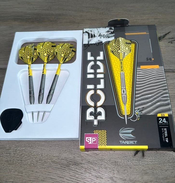 Target Bolide 03 24 gram Swiss Point 90% - Dartpijlen, Ophalen of Verzenden, Zo goed als nieuw, Pijlen