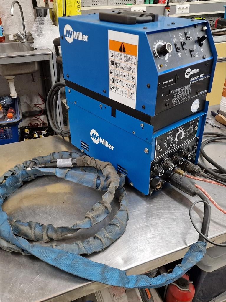 Miller Maxstar 152 TIG lasapparaat + Soft start 2 F, Doe-het-zelf en Verbouw, Gereedschap | Lasapparaten, Ophalen, Gebruikt, 150 tot 250 ampère