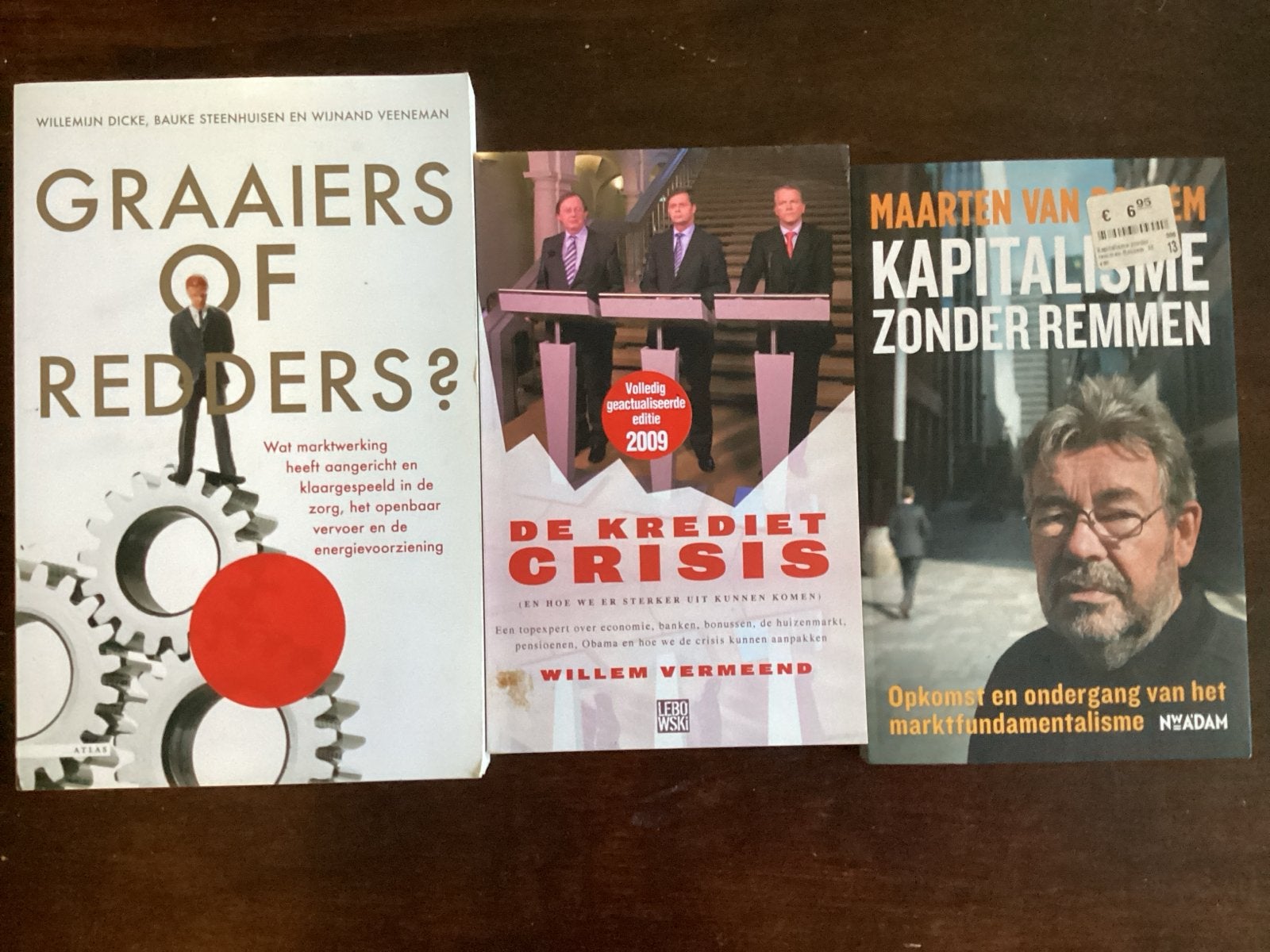 Boeken over marktwerking, kredietcrisis en kapitalisme, Ophalen of Verzenden, Gelezen