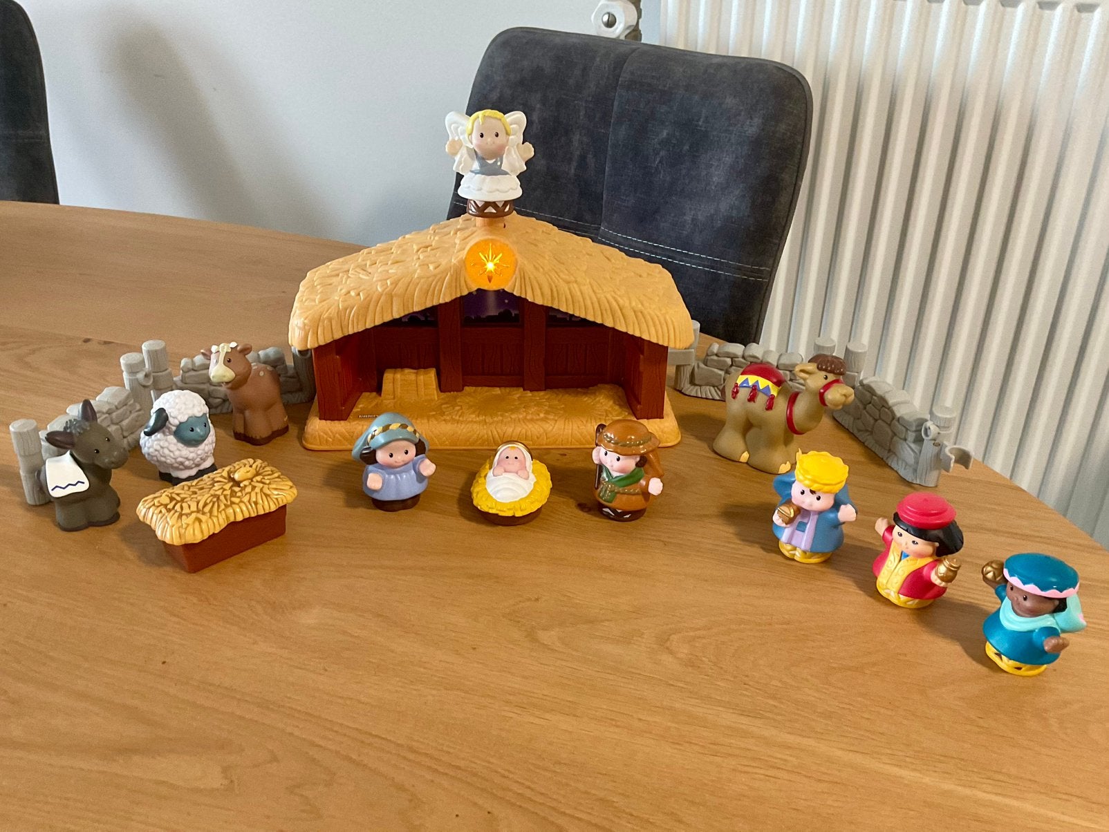 Little People: Kerststal met licht en geluid, Kinderen en Baby's, Ophalen, Gebruikt, Speelset, Met licht