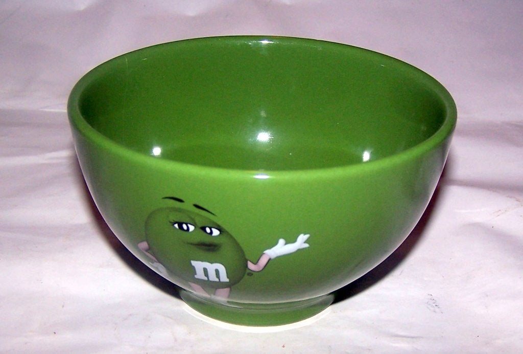 M&M's Groene Kom - nieuw., Huis en Inrichting, Overige merken, Keramiek, Ophalen of Verzenden, Zo goed als nieuw