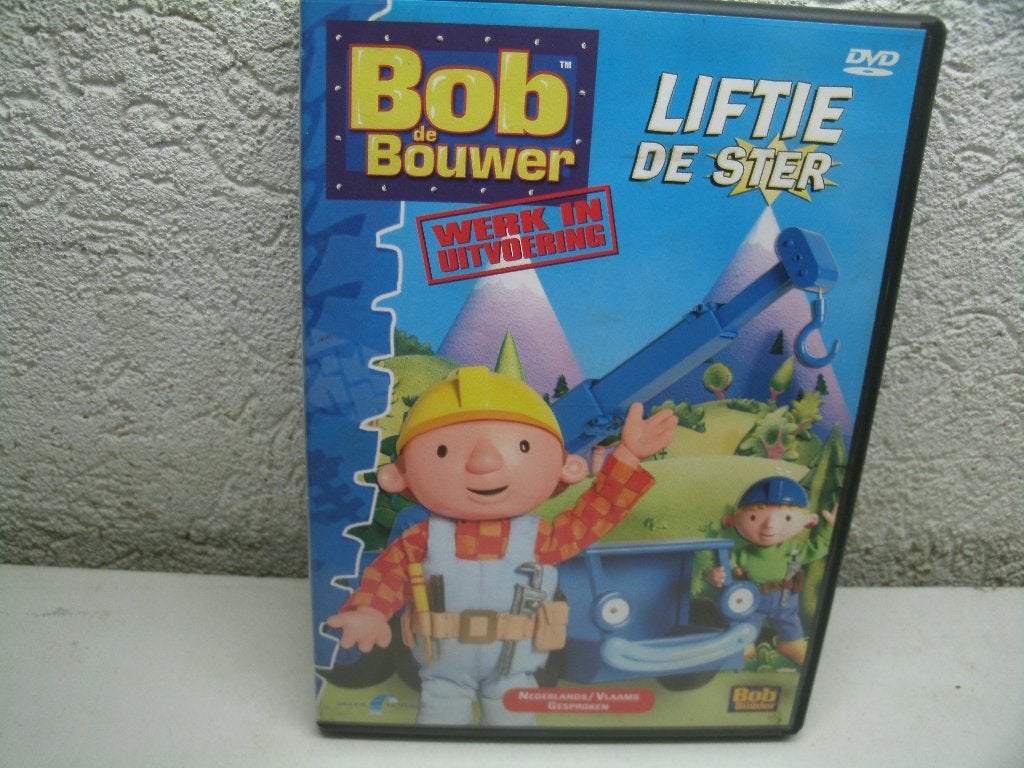 dvd 283k bob de bouwer liftie de ster, Alle leeftijden, Ophalen of Verzenden, Zo goed als nieuw