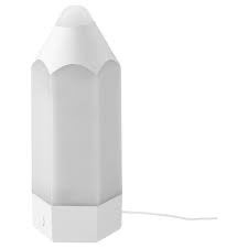IKEA VÄXELHAJ LED-lamp, potloodvorm, wit, Wit, Kunststof, Zo goed als nieuw, Ophalen of Verzenden