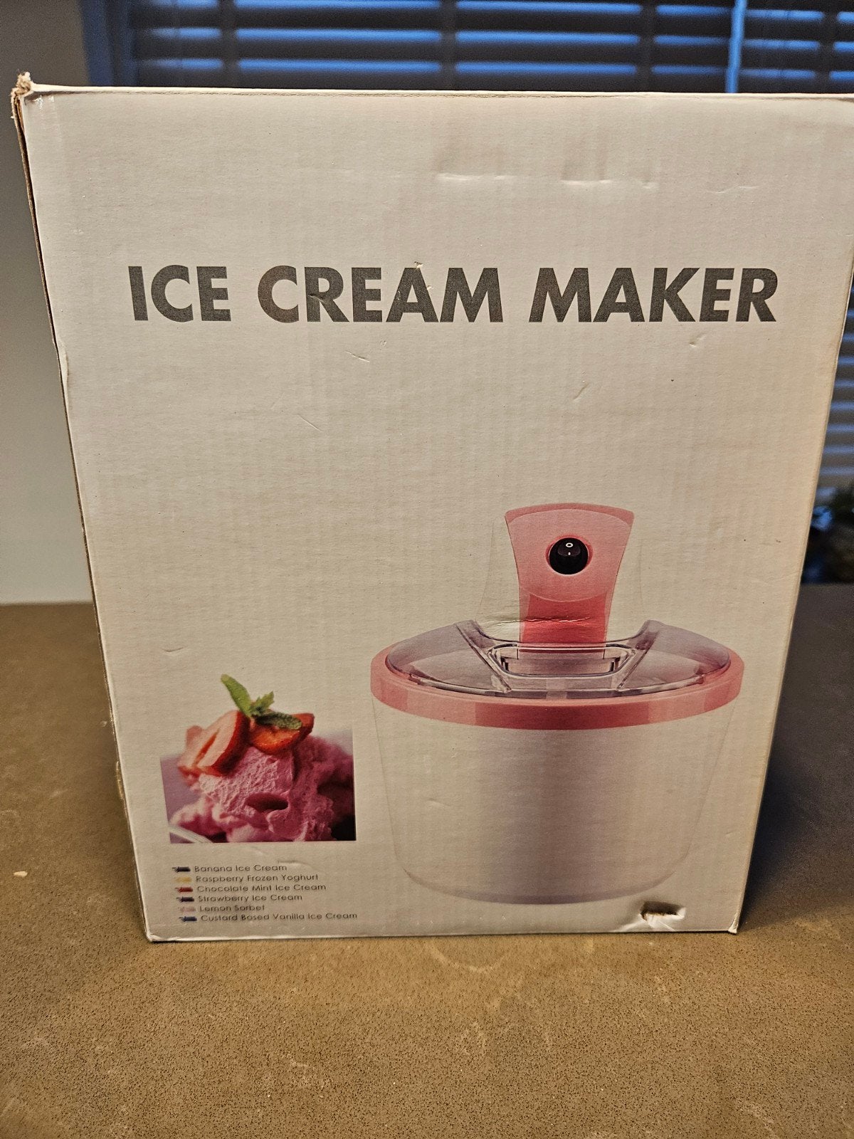 Roze IJsmachine - Maak thuis heerlijk ijs!, Ophalen of Verzenden, Zo goed als nieuw