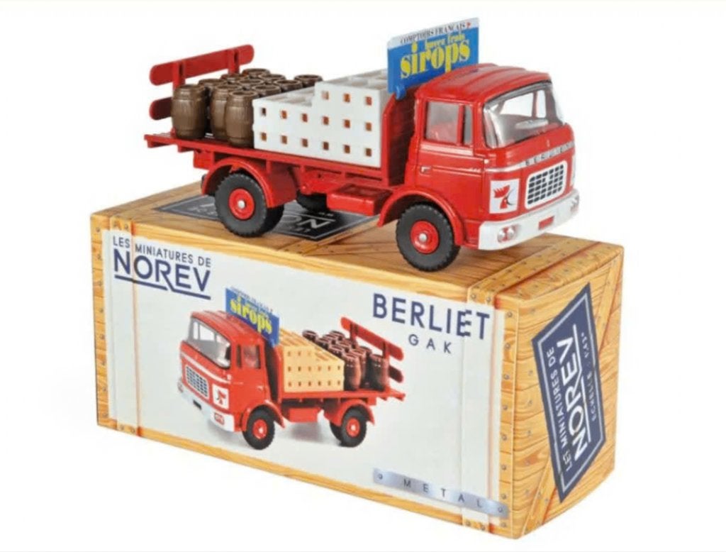 Berliet GAK Sirop de Francais NOREV / DINKY 1:43 ref. CL6912, Verzenden, Nieuw, Bus of Vrachtwagen, Norev