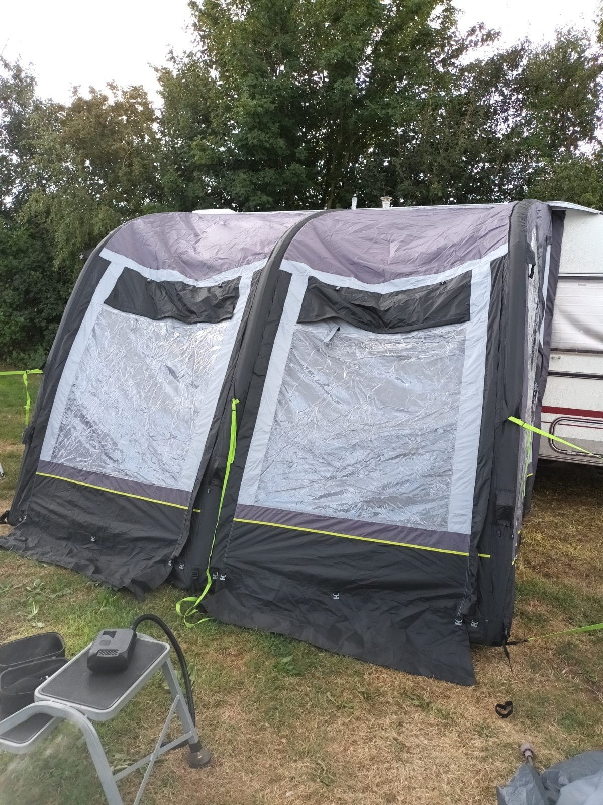 Obelink Viera 320 Easy Air voortent - Zo goed als nieuw, Ophalen of Verzenden, Zo goed als nieuw, Polyester, Overige merken