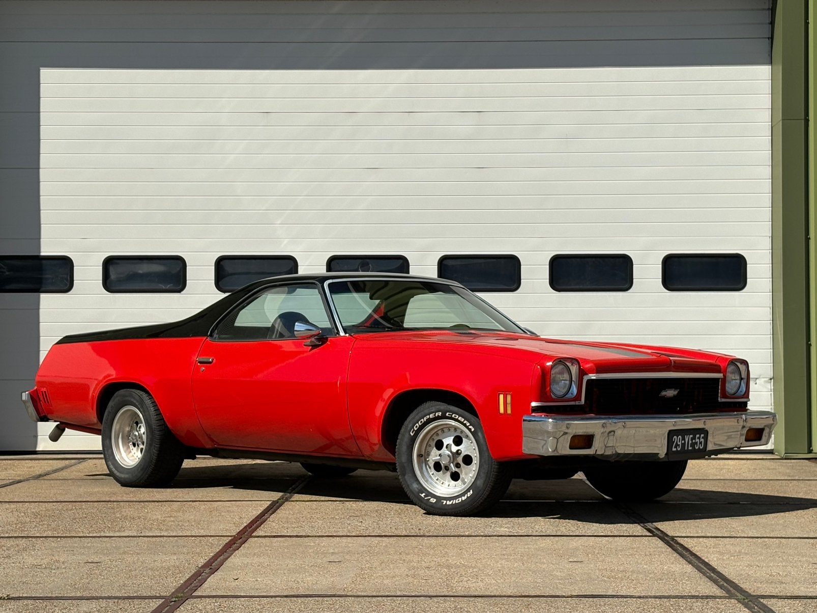 Chevrolet El Camino | 1973 | 350 V8 | NL kent. |, Auto's, Achterwielaandrijving, Bedrijf, Rood, 5700 cc