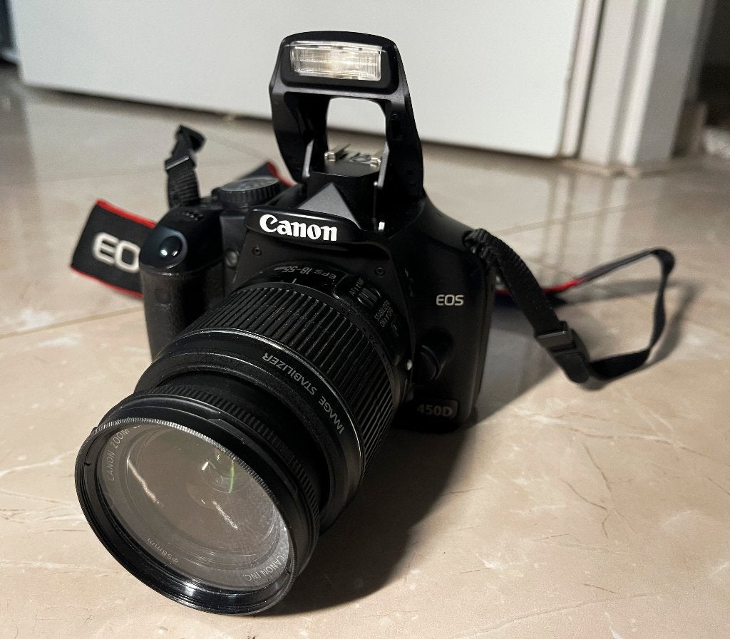 CANON EOS 450D Digitale spiegelreflex 12,2Mpx fotocamera, Audio, Tv en Foto, Fotocamera's Digitaal, Canon, N, N, Canon