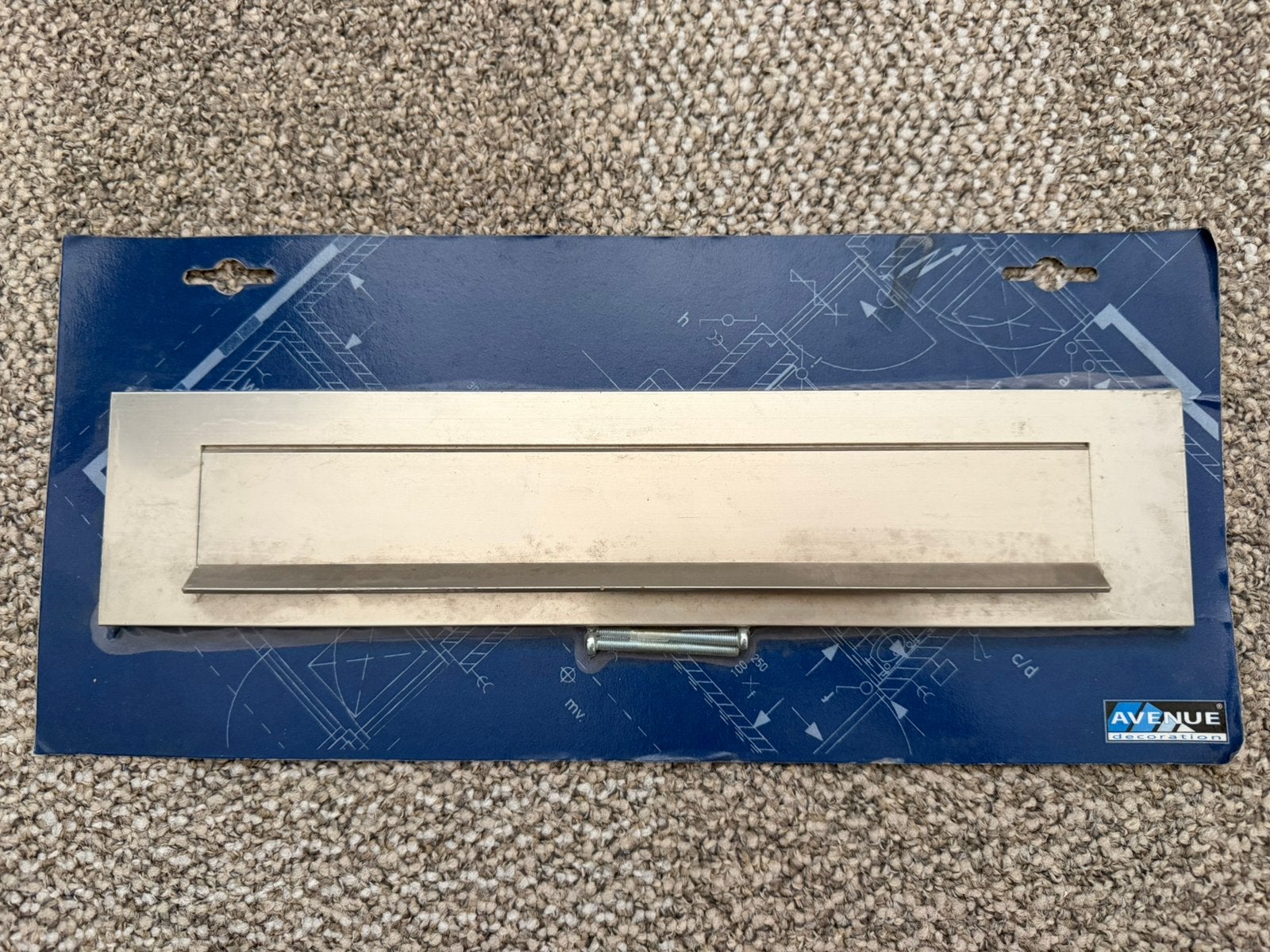 Brievenbusplaat aluminium, Ophalen of Verzenden, Nieuw