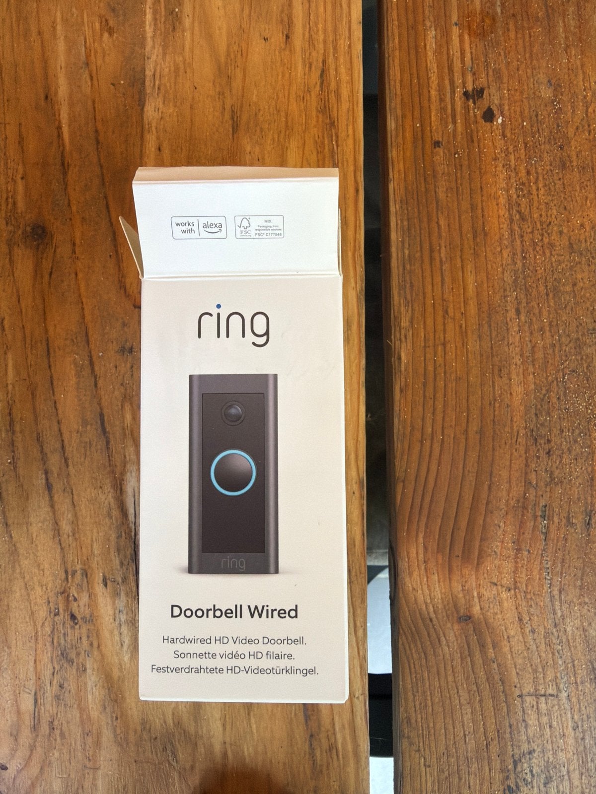 Ring Doorbell Wired - Nieuw in doos, Ophalen of Verzenden, Bewegingsdetectiesensor, Nieuw, Bedraad