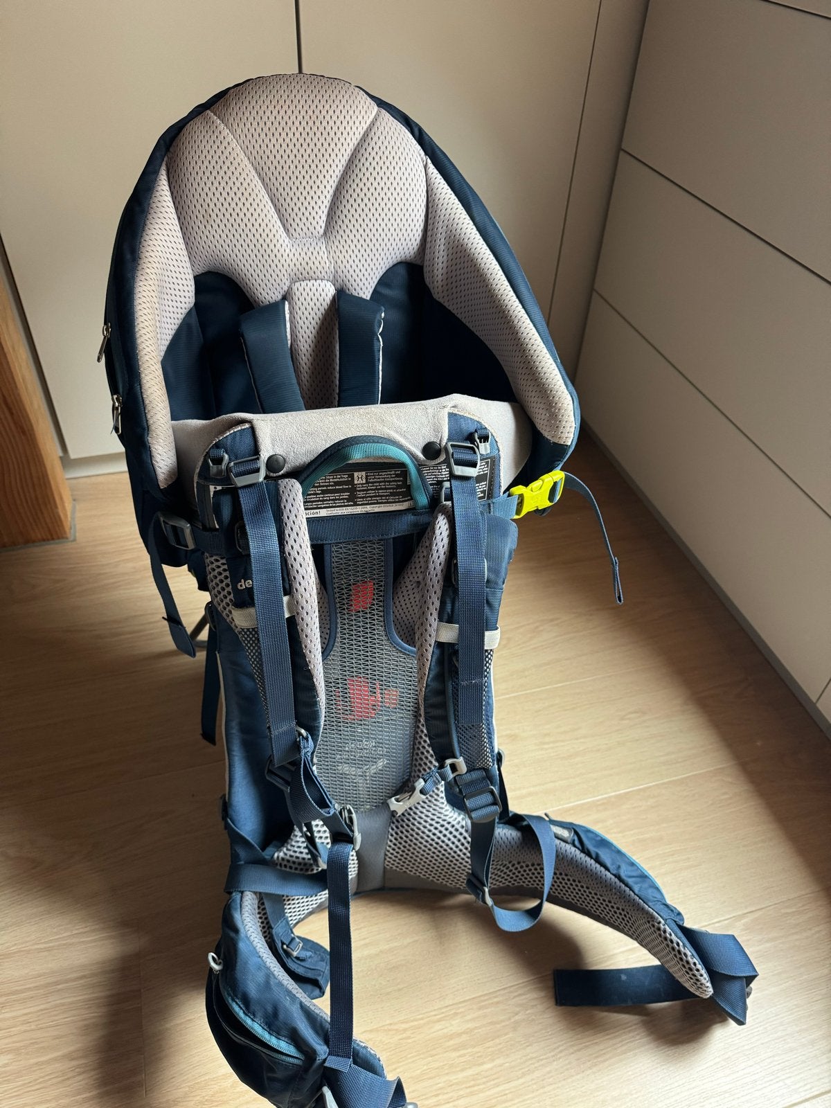 Deuter Kid Comfort Pro midnight met regenhoes, Overige merken, Gebruikt, Overige typen, Ophalen of Verzenden