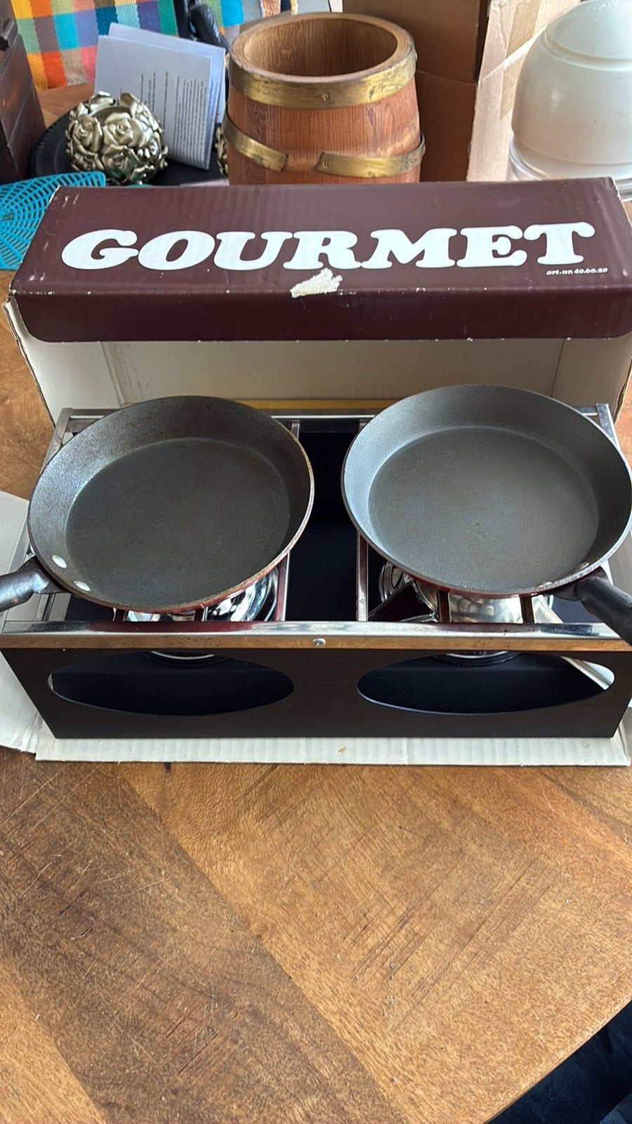 Vintage Gourmet set voor 2 personen, Ophalen of Verzenden, Gebruikt