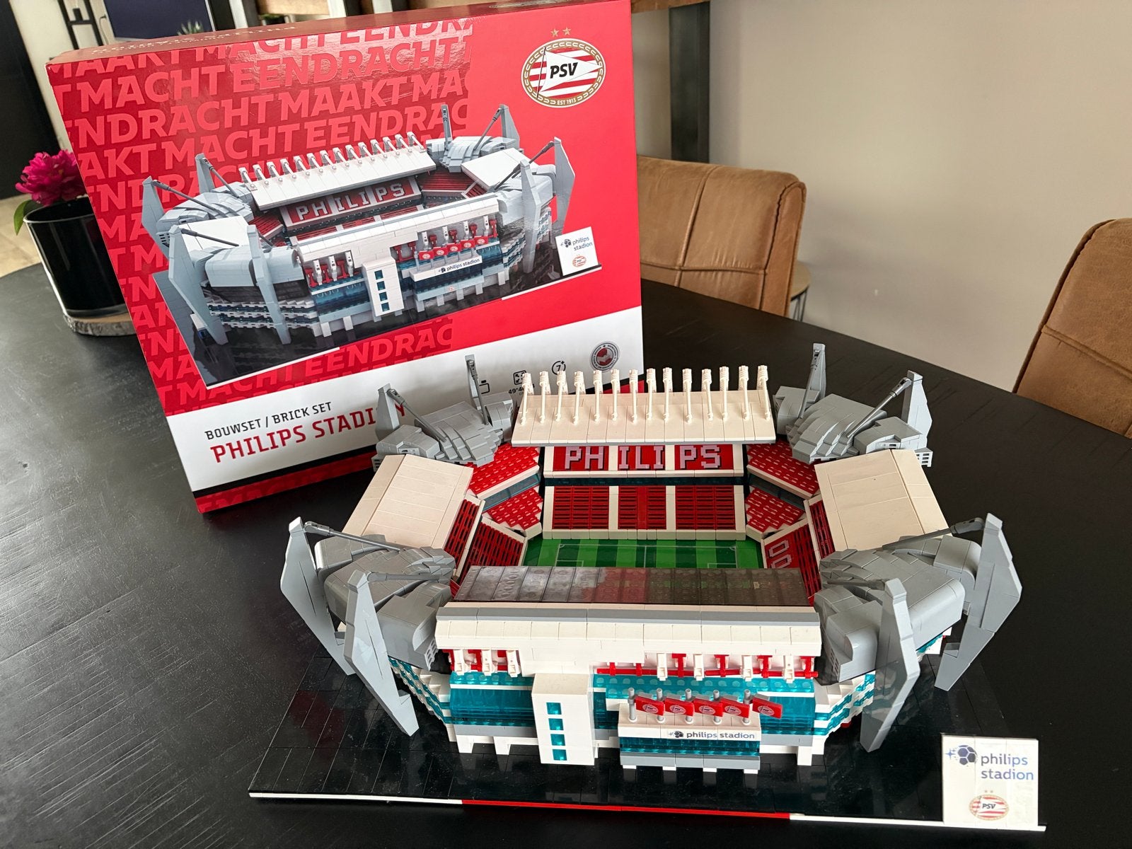 PSV Philips Stadion Lego Bouwset - Compleet en In Elkaar, Ophalen, Zo goed als nieuw, Overige merken