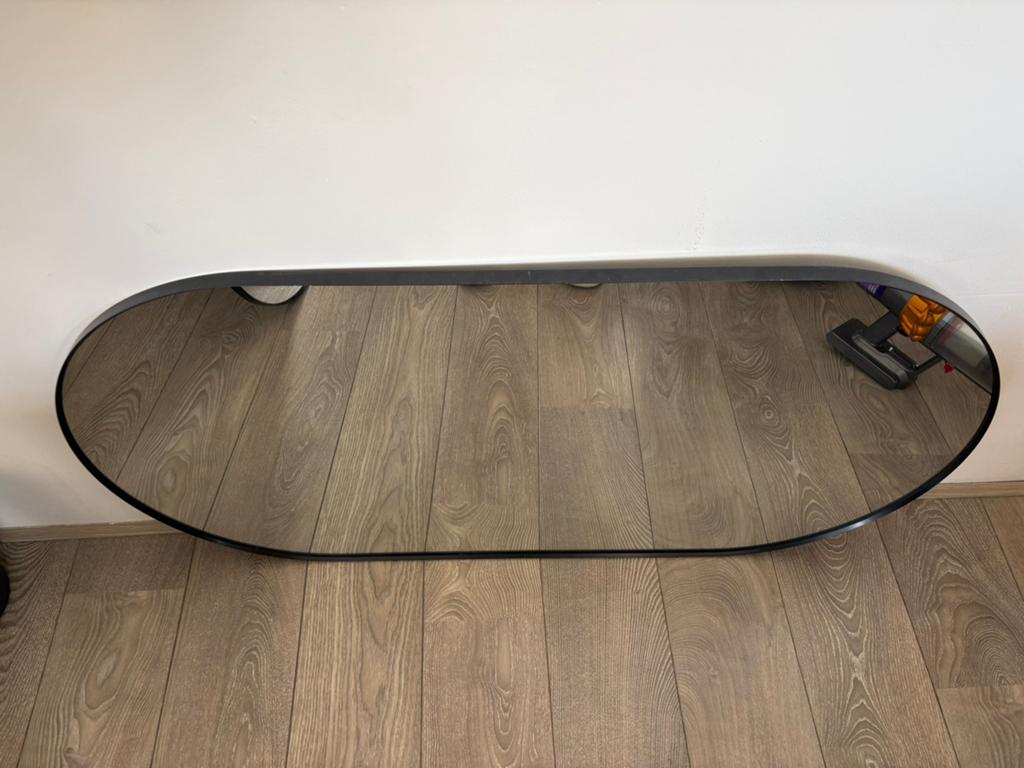 Lindbyn Spiegel - zwart - 2 stuks, Ophalen, Minder dan 50 cm, Zo goed als nieuw, Minder dan 100 cm