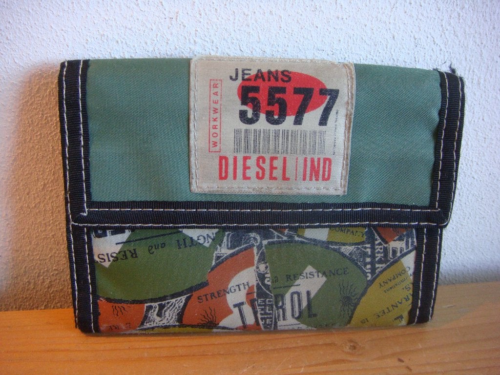 Diesel portemonnee, Sieraden, Tassen en Uiterlijk, Portemonnees, Ophalen of Verzenden, Gebruikt, Groen, Overige merken