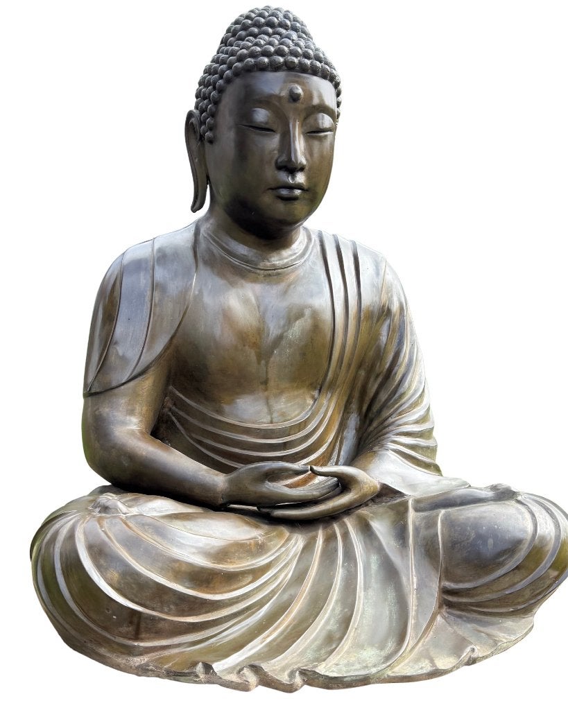 Boeddha beeld – brons – Japan – 89 cm, Antiek en Kunst, Ophalen of Verzenden, Japan, 89 cm, Brons