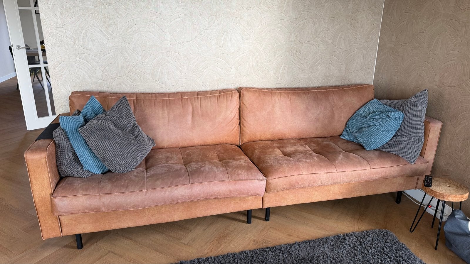 3-zitsbank Rodeo Classic cognac, Ophalen, 250 tot 300 cm, Gebruikt, Driepersoons