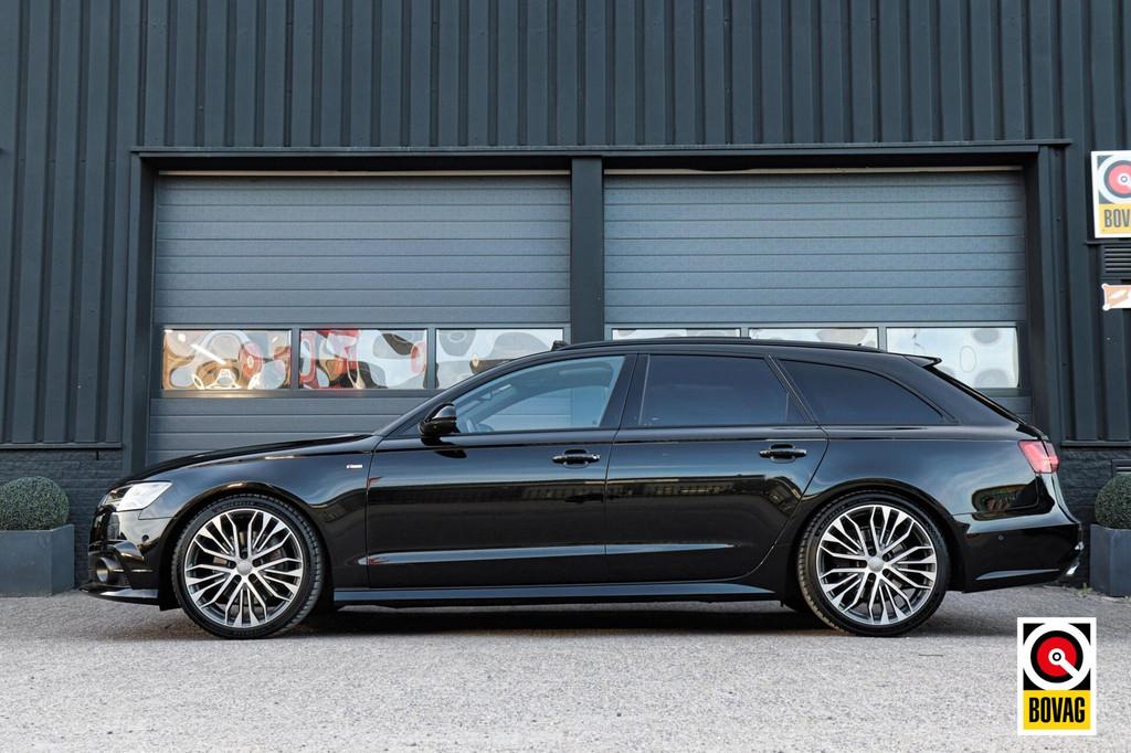 Audi A6 Avant 2.0 TFSI Quattro 2x S-Line /LED-MATRIX/PANODAK, Gebruikt, Huisgarantie, 4 cilinders, Zwart