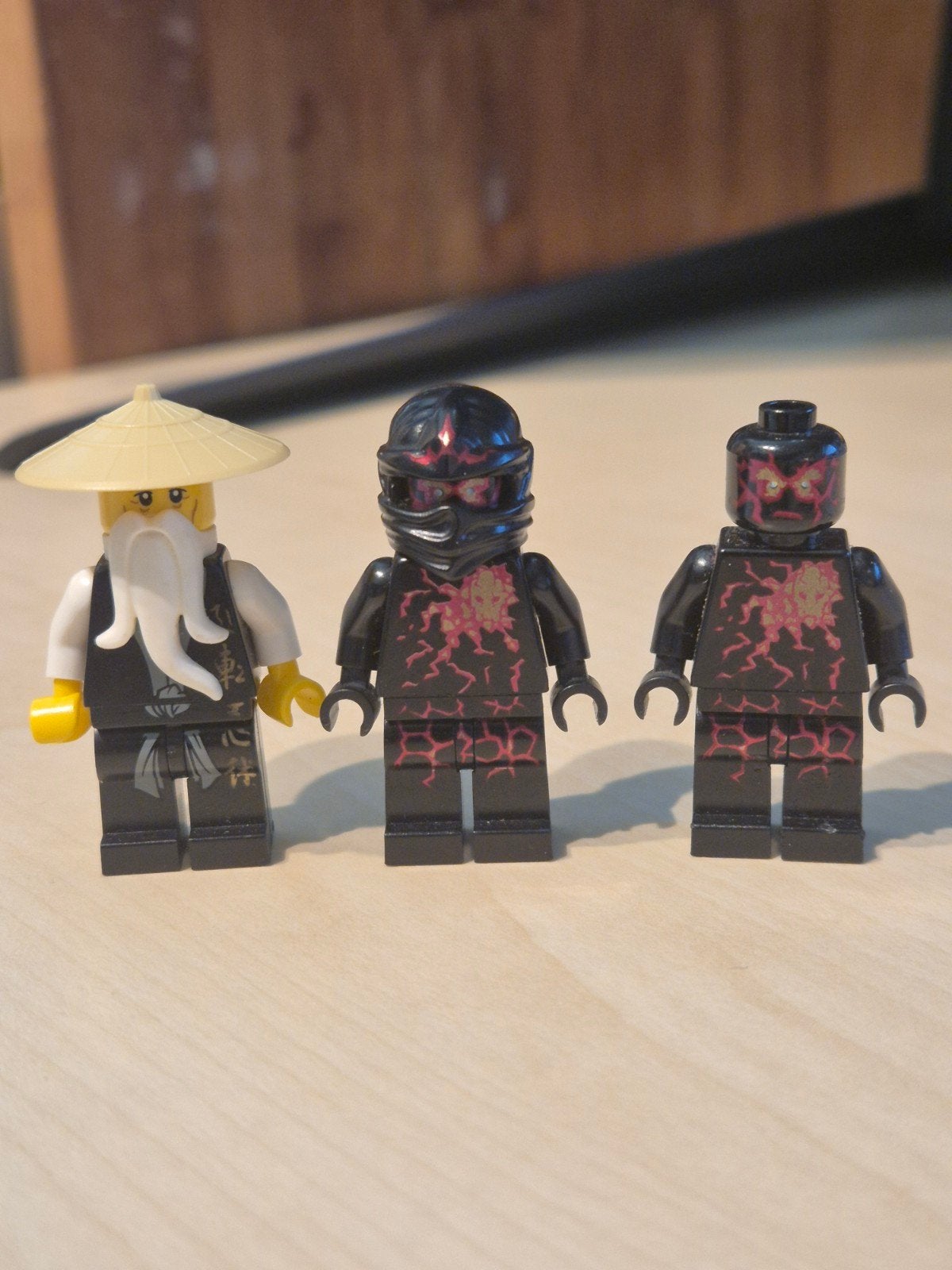 LEGO ninjago NRG Cole 2x & Wu Sensei, Inclusief minifiguren, Lego, Ophalen of Verzenden, Zo goed als nieuw