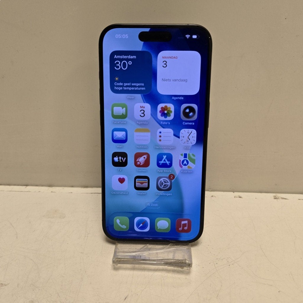 Apple iPhone 15 Pro | 256GB | Zwart | A-Grade (839060)