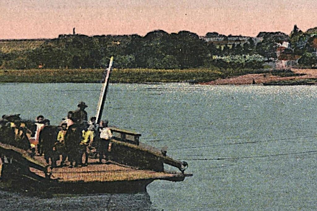 983567 Rhenen Veer Rijn 1929 Postzegel Afgeweekt, Ophalen of Verzenden, 1920 tot 1940, Gelopen, Utrecht