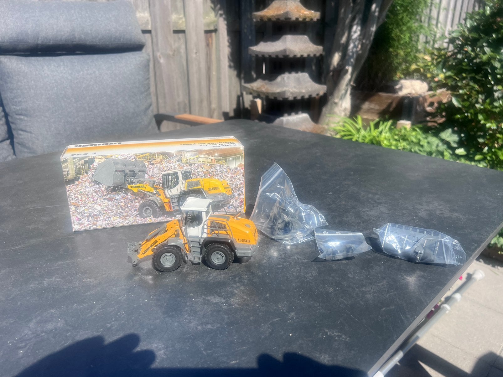 Wheeloader  558 liebherr 1:50, Hobby en Vrije tijd, Ophalen of Verzenden, Zo goed als nieuw, Hijskraan, Tractor of Landbouw, Conrad