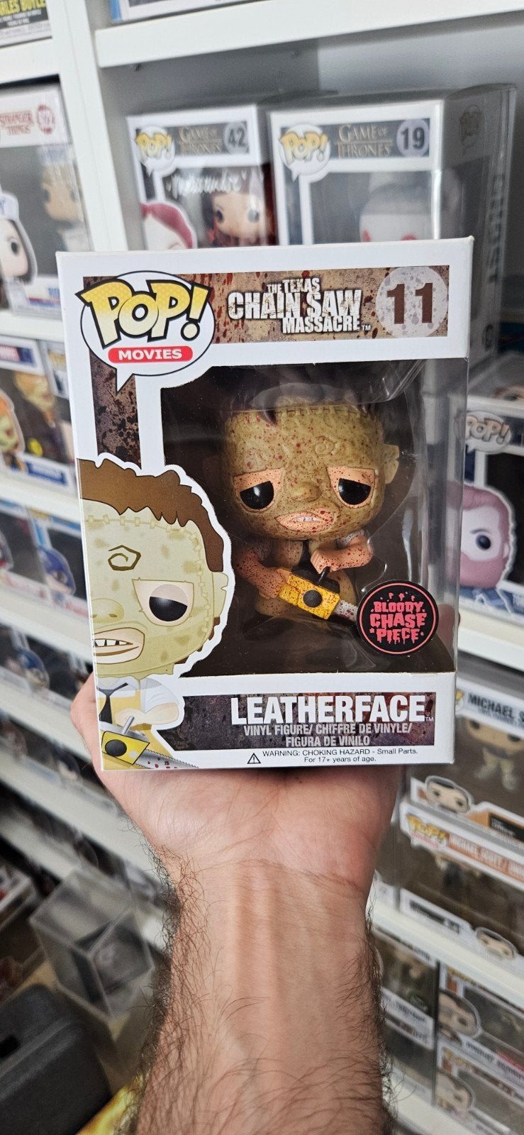 Funko Pop Leatherface #11 Chase Bloody, Ophalen of Verzenden