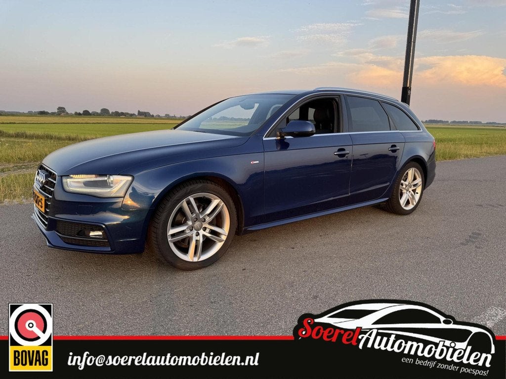 Audi A4 Avant 1.8 TFSI S Edition S line, leer, clima, cruise, Auto's, Audi, Gebruikt, Euro 6, 4 cilinders, Met garantie (alle)