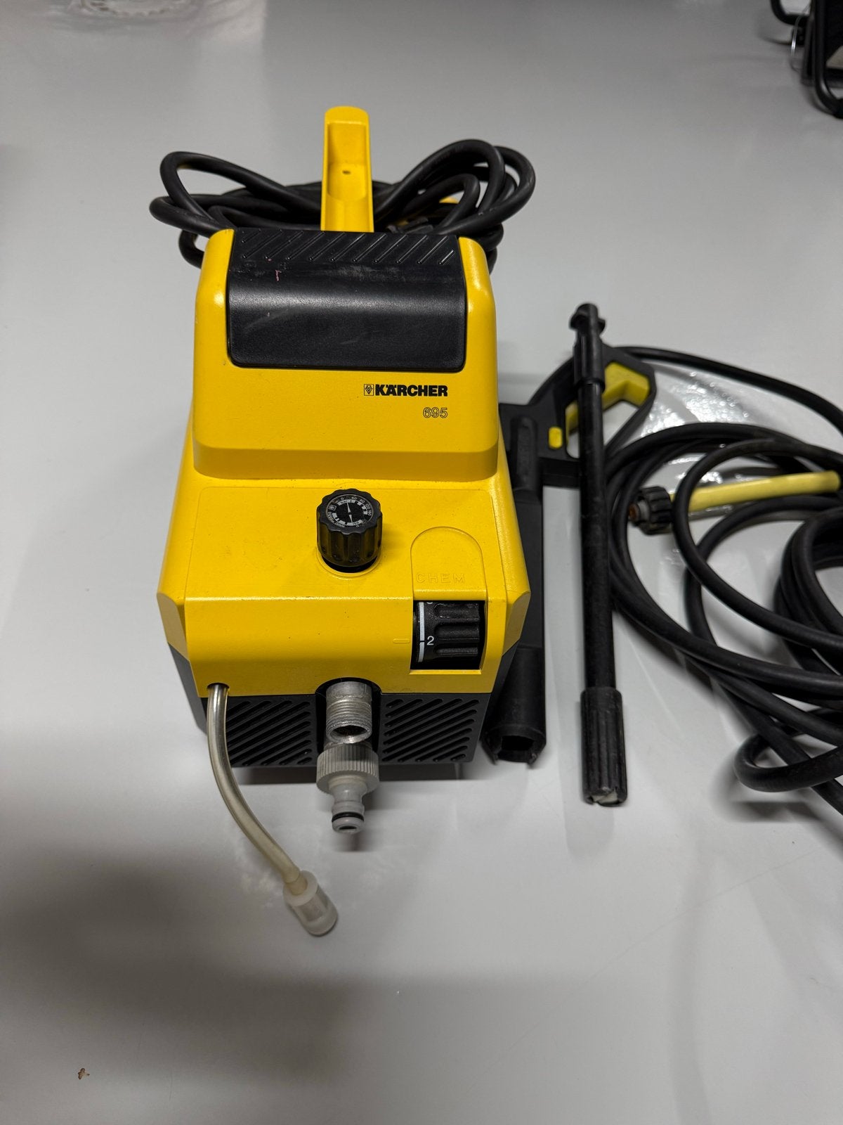 Kärcher 695 hogedrukreiniger - Gebruikt, Ophalen of Verzenden, Gebruikt, Elektrisch