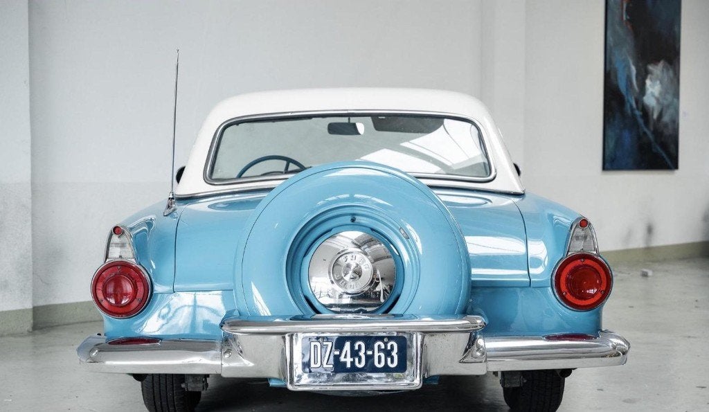 Ford Thunderbird 1956 Blauw | Continental set | Hard/Softtop, foto 6