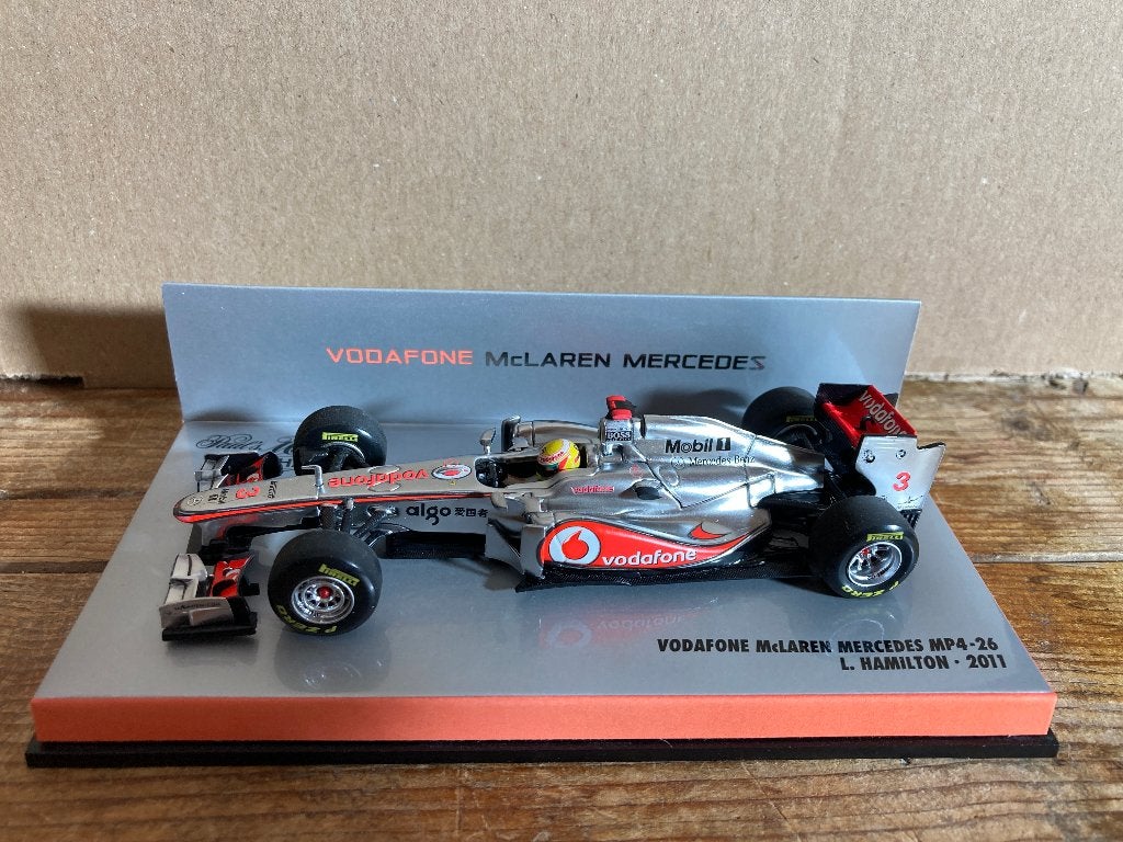Lewis Hamilton 1:43 2011 Mclaren Mercedes MP4-26 F1, Ophalen of Verzenden, Nieuw, Formule 1