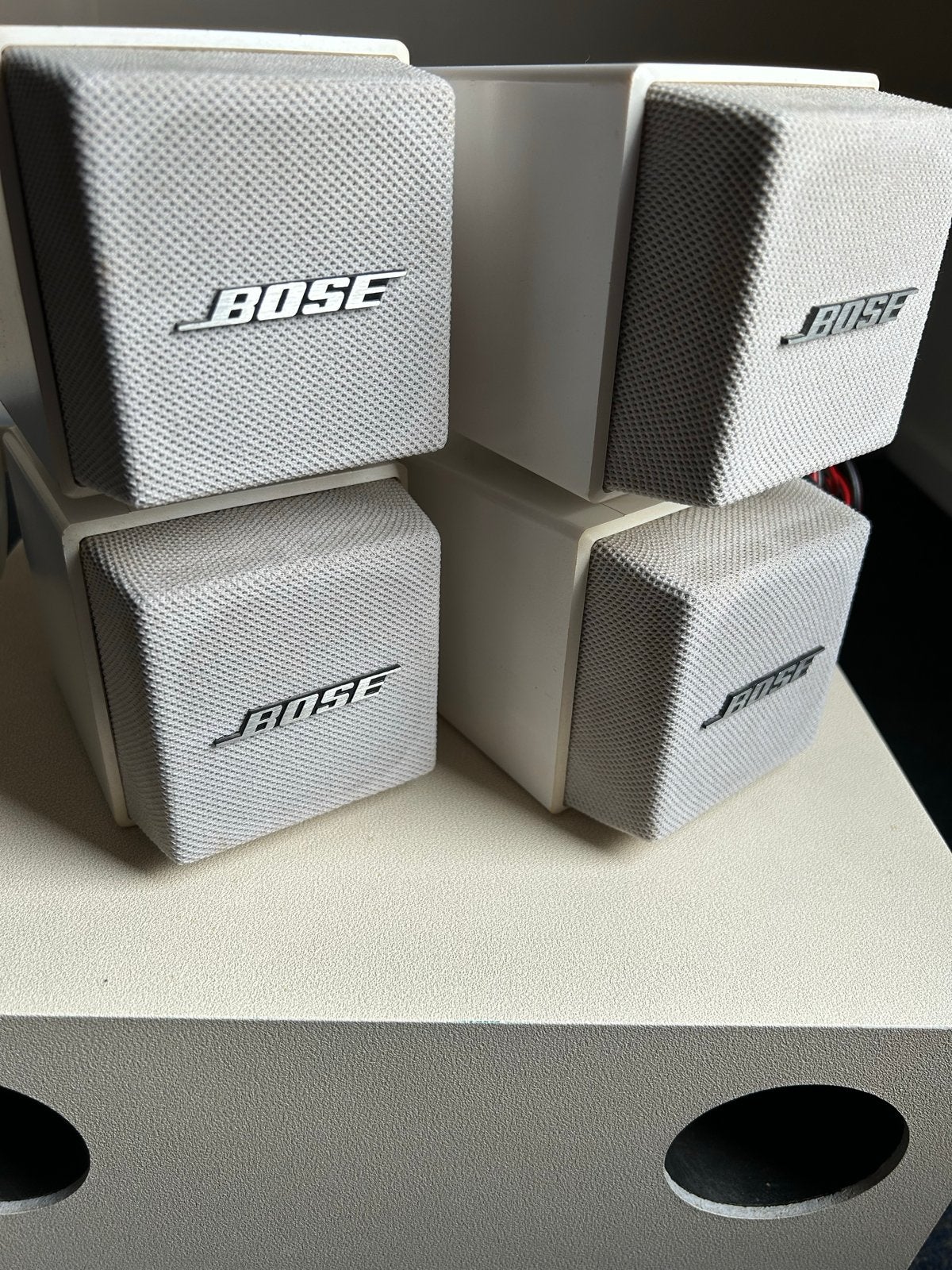 T.e.a.b. Bose Acoustimass Cube System AM-5 - gebruikt, Ophalen, Gebruikt, 60 tot 120 watt, Surroundset