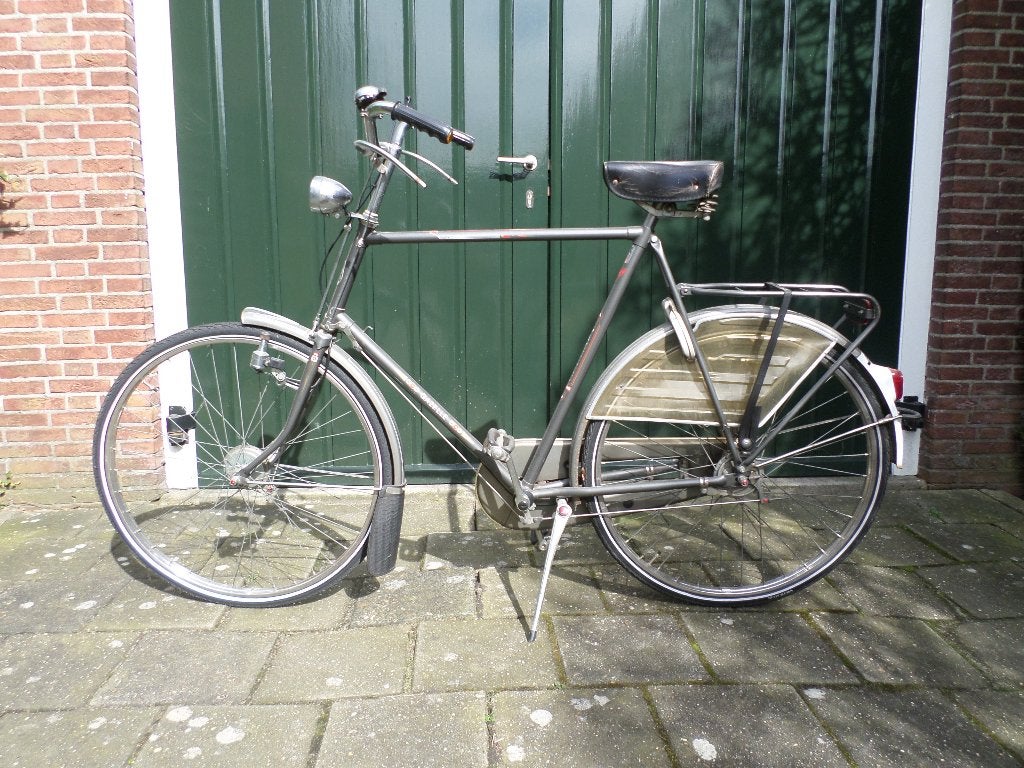 Gazelle herenfiets met trommelremmen, Ophalen, Gebruikt, Versnellingen, 65 cm of meer