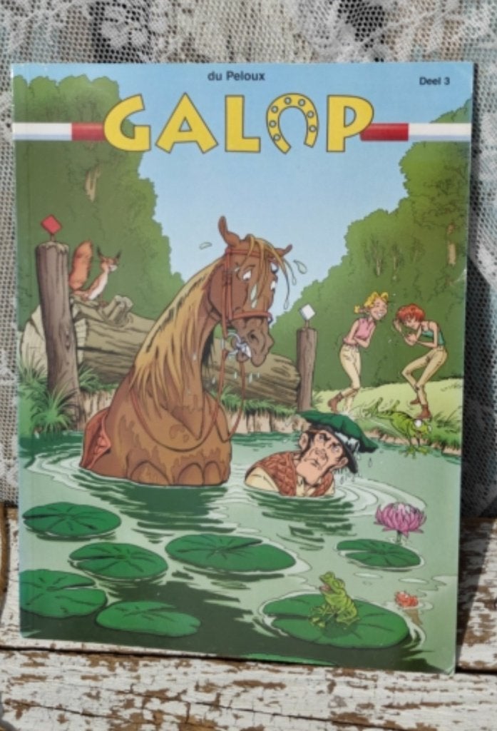Stripboek Galop Du Peloux 3 + Monsters / Aliens / Garfield, Boeken, Strips | Comics, Meerdere comics, Ophalen of Verzenden, Zo goed als nieuw