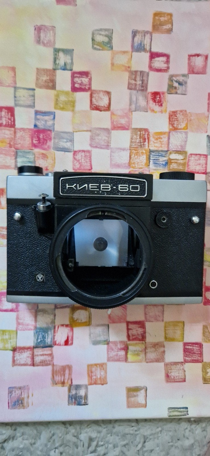 Kiev-60 body, Ophalen of Verzenden, Gebruikt, Spiegelreflex, Overige Merken