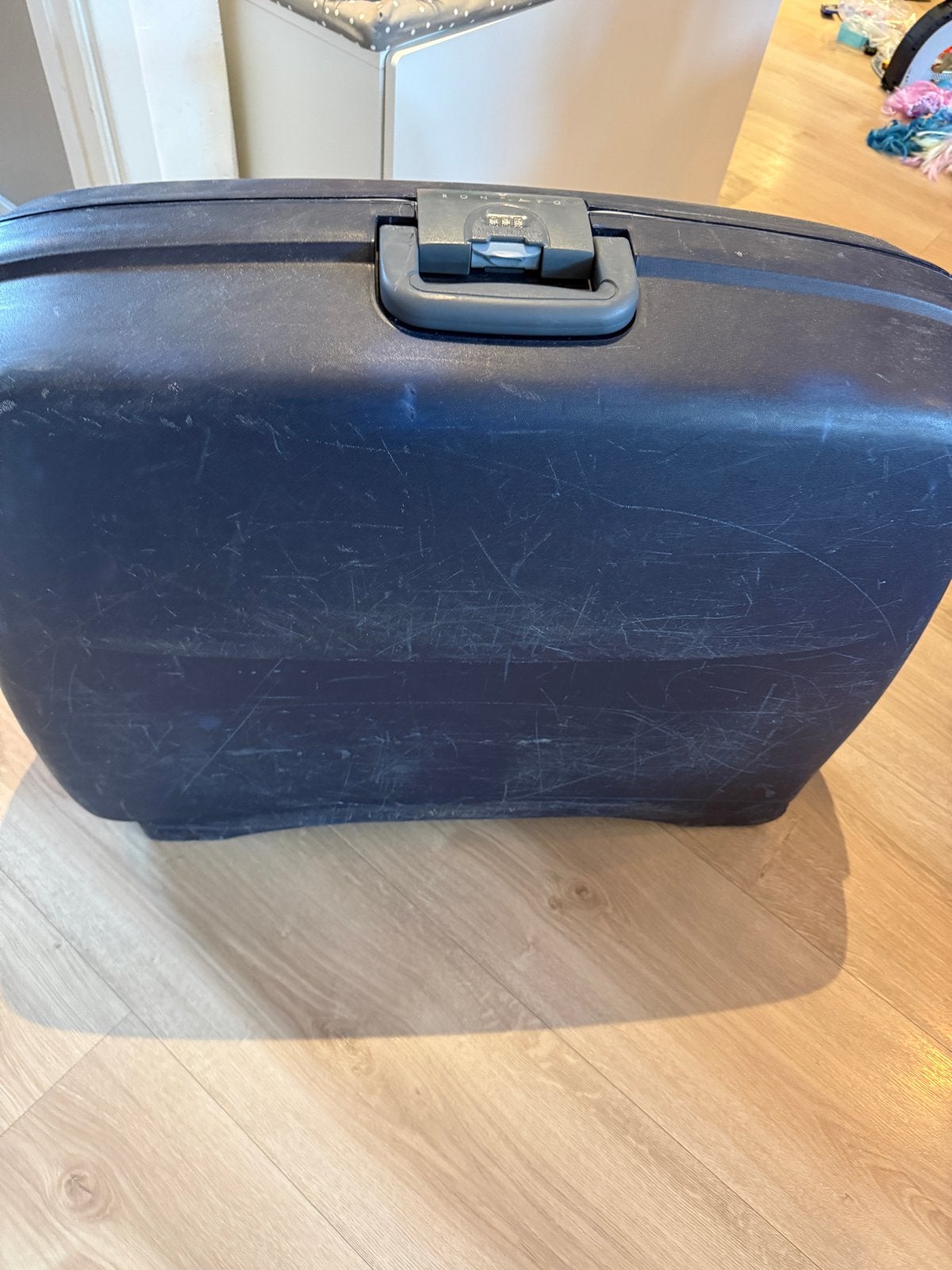 Roncato Koffer - Gebruikt, Blauw, Ophalen, Gebruikt, 20 tot 30 cm, Blauw
