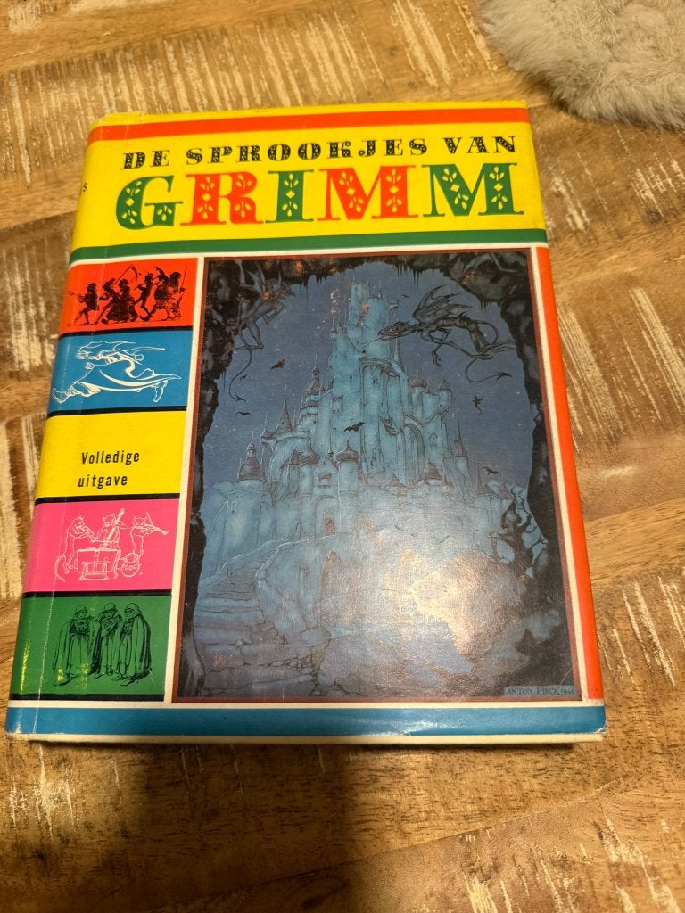 De sprookjes van Grimm, volledige uitgave 1959 met omslag, Ophalen of Verzenden, Gelezen, Anton Pieck