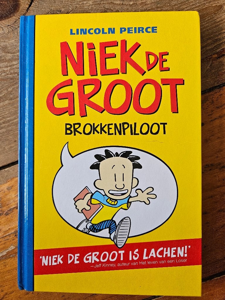 Niek de Groot: Brokkenpiloot - Lincoln Peirce, Gelezen, Ophalen of Verzenden, Lincoln Peirce, Fictie
