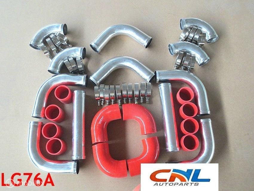 76mm Intercooler slang Turbo Piping Red hose T-Clamp kits, Auto-onderdelen, Nieuw, Ophalen of Verzenden