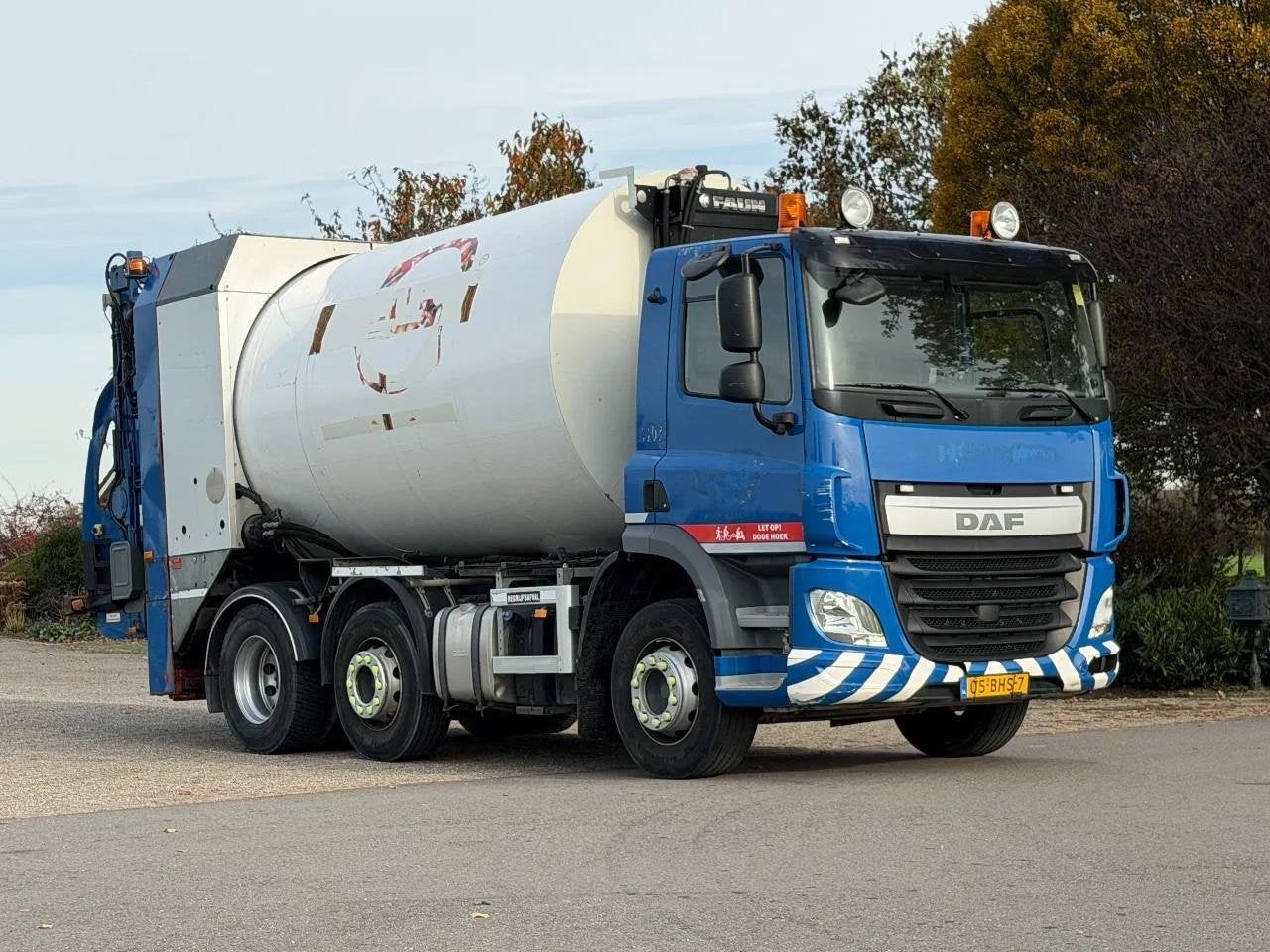 DAF CF 290 FAUN VARIOPRESS/TERBERG LOADER! DK1091, Auto's, Automaat, Euro 6, Overige kleuren, Bedrijf