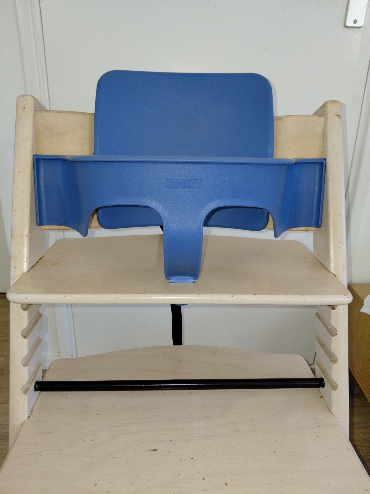 Stokke Tripp Trapp zitje + blad, Ophalen of Verzenden, Gebruikt, Overige typen, Afneembaar eetblad