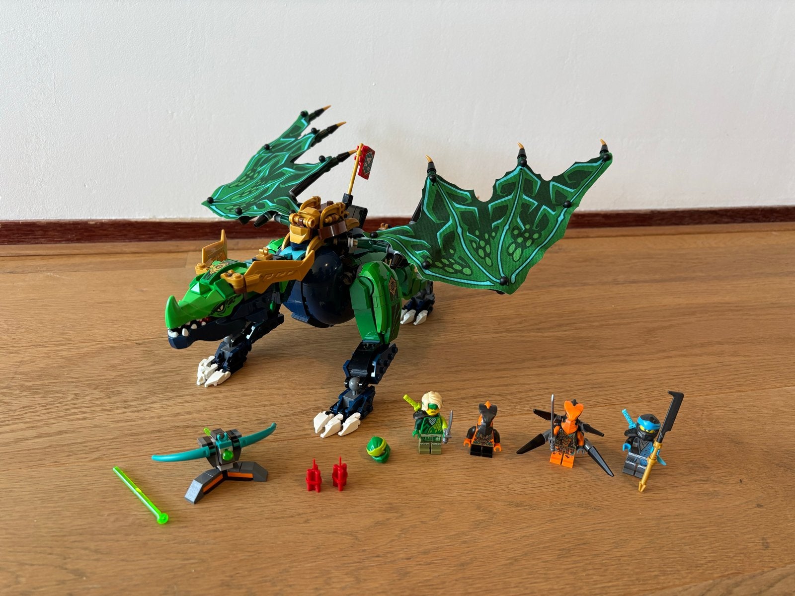 LEGO Ninjago Lloyd's Legendarische Draak 71766, topconditie!, Lego, Ophalen of Verzenden, Compleet, Zo goed als nieuw
