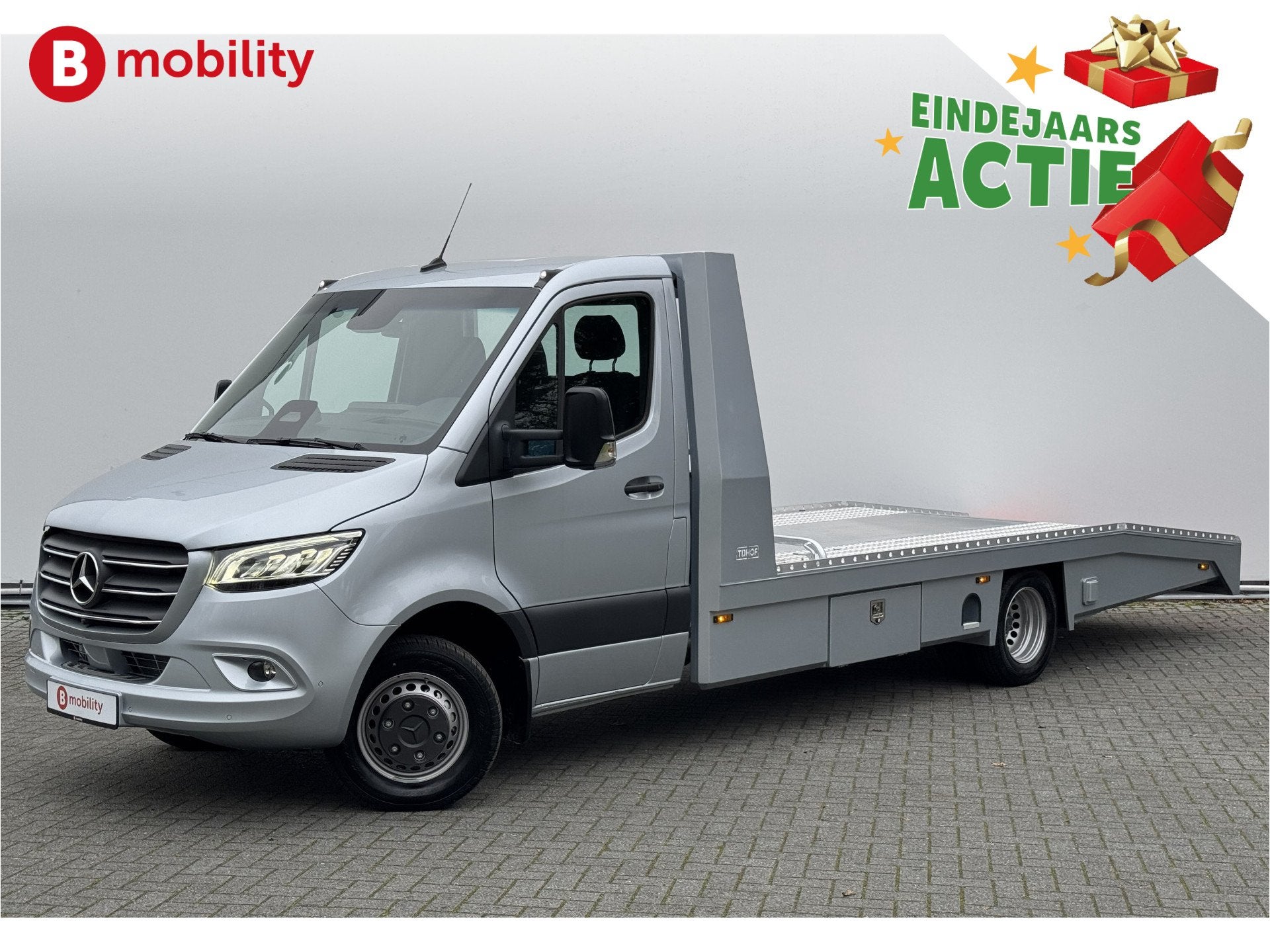 Mercedes-Benz Sprinter 519 CDI Tijhof AluLiner V/A €32 Per, Auto's, Stof, Gebruikt, Diesel, 3500 kg