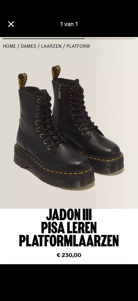 Dr. Martens, Kleding | Dames, Schoenen, Ophalen, Hoge laarzen, Zwart, Dr. Martens